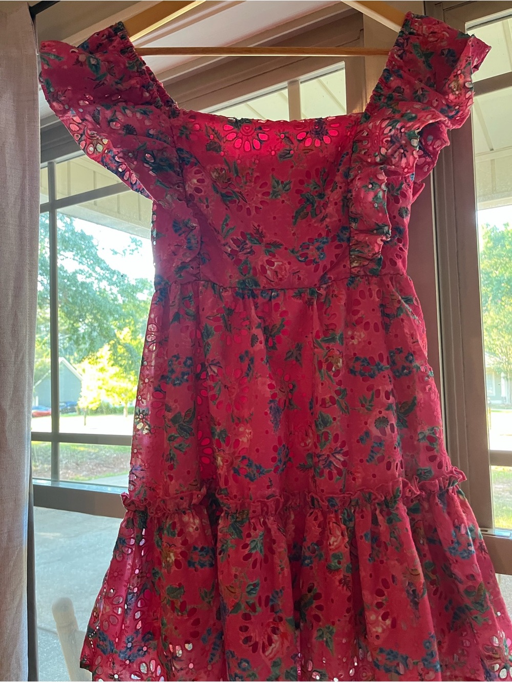 Size small eyelet floral dress
